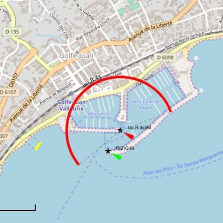F2 Climatise A Golfe -Juan En Front De Mer Et Piscine 瓦洛里 外观 照片